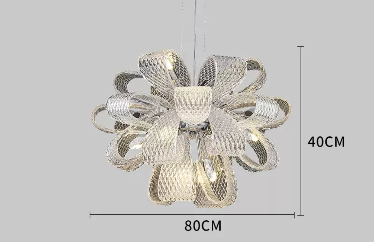 Modern Murano Glass Chandelier for Living Room and Dining Area - Chandeliers