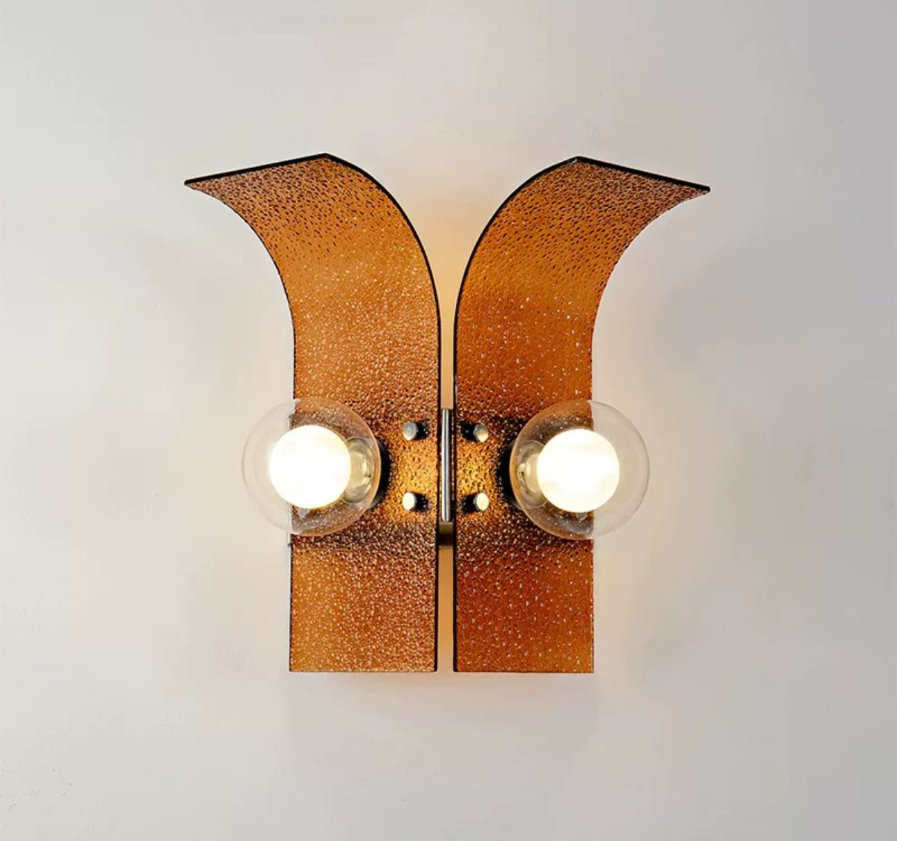 Modern Glass Wall Light 37x40cm 3000k Led - Sconces