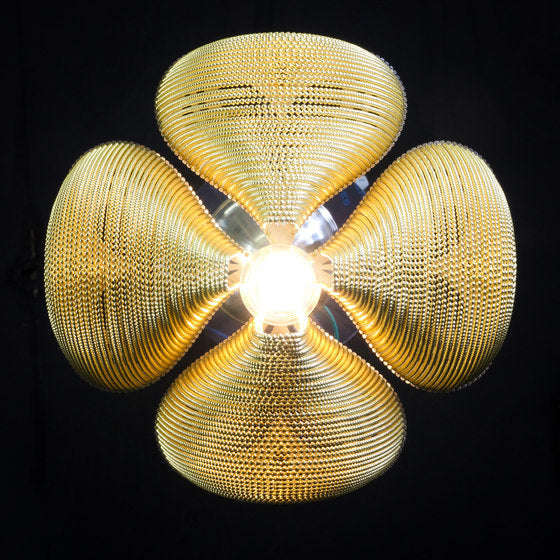 Luxury Clover Mesh Chandelier ?? Modern Lighting with Elegant Metal Drapes for High-end Interiors - Chandeliers