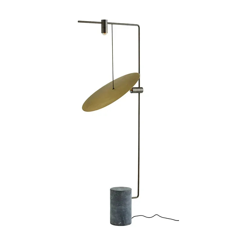 Mid-modern Marble Floor Lamp For Living Room Bedroom - Minimalist Floor Lamps