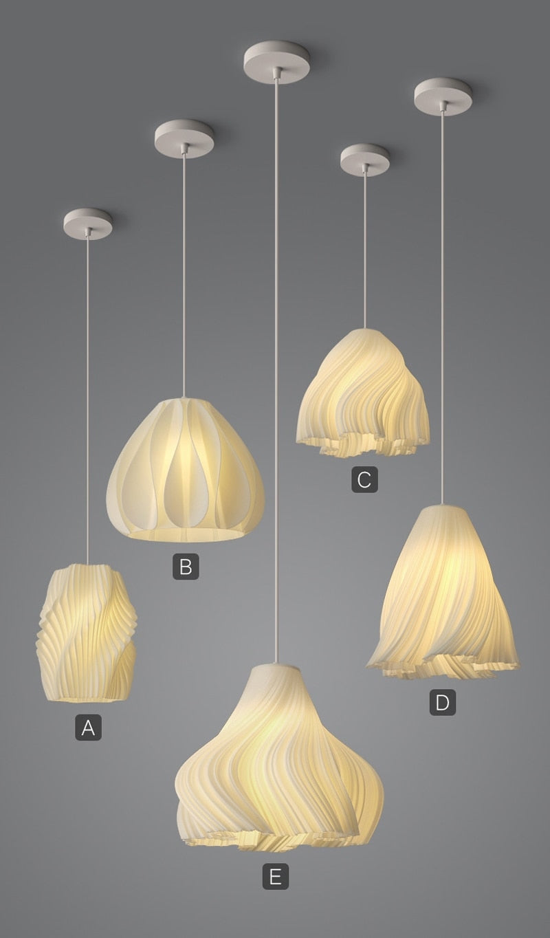 Modern Pendant Lighting | Hanging Lights for Kitchen | White Minimalist Ceiling | Casalola - Lamps