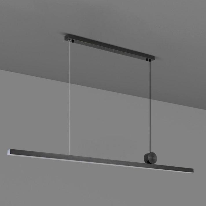 Modern Linear Led Ceiling Light Fixtures | Kitchen Pendant Lighting | Dining Room Lamps - Lamps