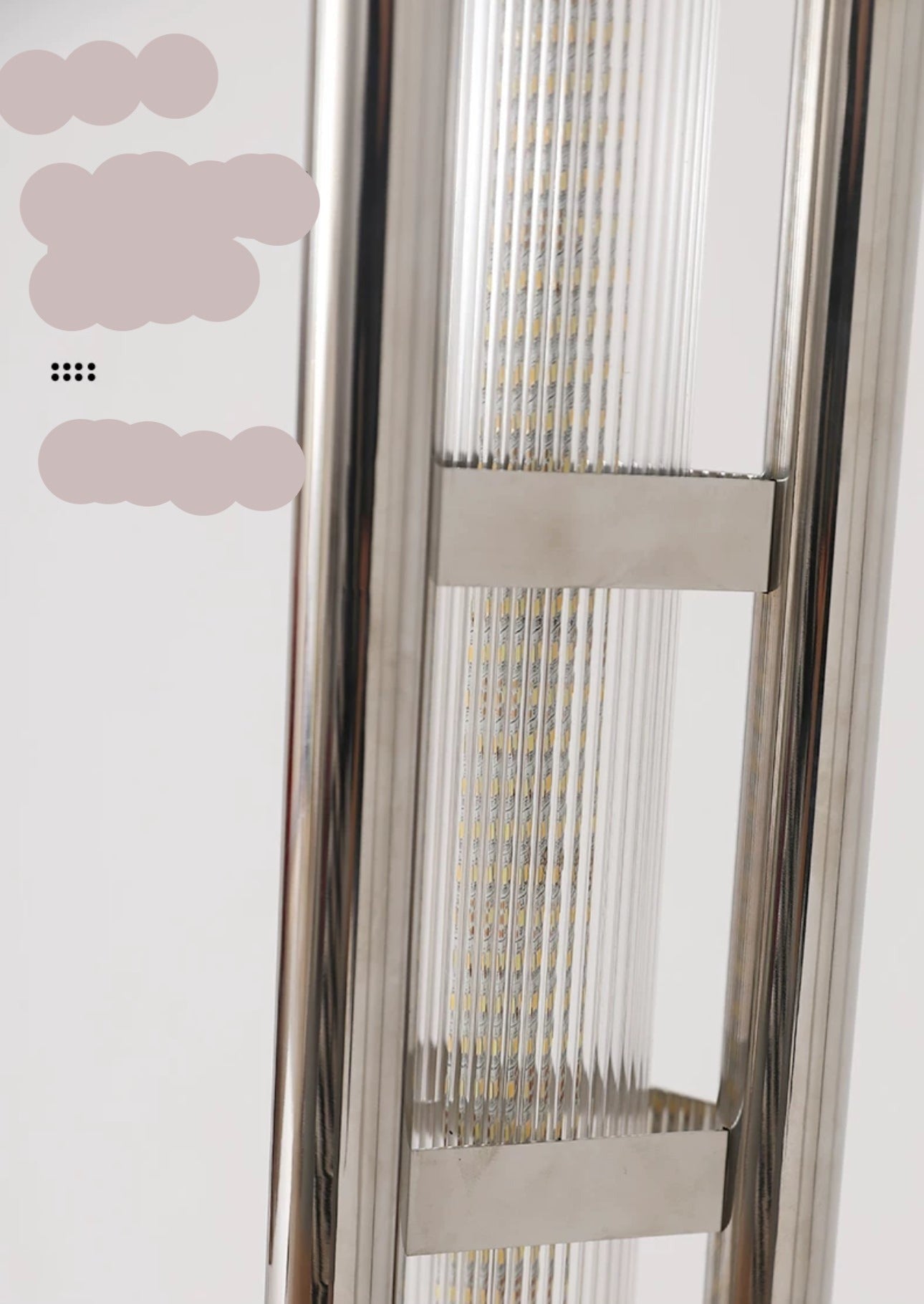 Stainless Steel Led Tower Lamp - 200cm Tall Sleek Modern Design - Floor Lamps