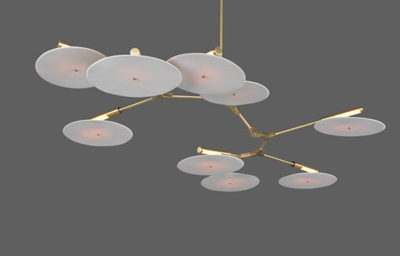 Modern Ufo Chandelier | Contemporary Ceiling Lamp For Living Room Dining Kitchen Island - Semi-flush Mounts