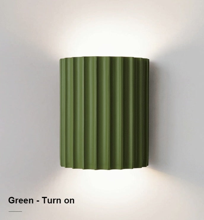 Ceramic Wall Light Fixtures 4 Colors Green Grey White For Living Room Bedroom Stairs Hall - Modern Sconces