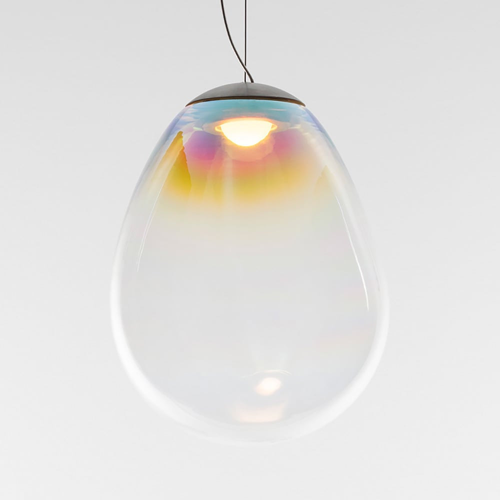 Stellar Nebula Pendant Lamp - Frosted Glass in Small (22cm) & Medium (30cm) - Modern Scandinavian Design - Lamps