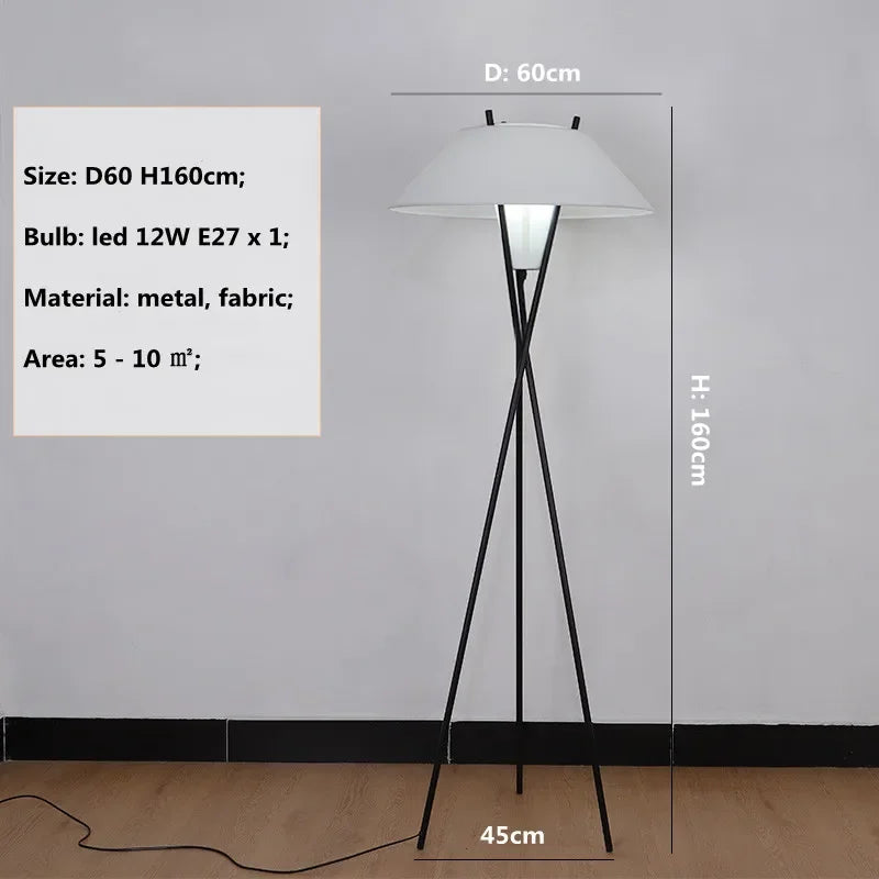 Nordic Minimalism Wabi Sabi Floor Lamp Japandi Decor For Living Room Bedroom - Modern Lamps