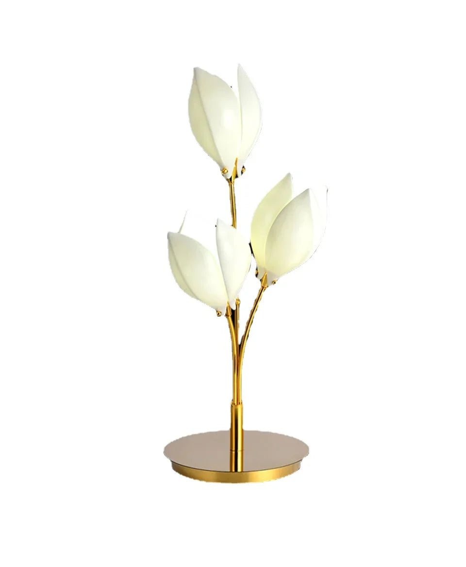 Porcelain Flowers Table Lamp Bedside Modern Contemporary Decor - Lamps
