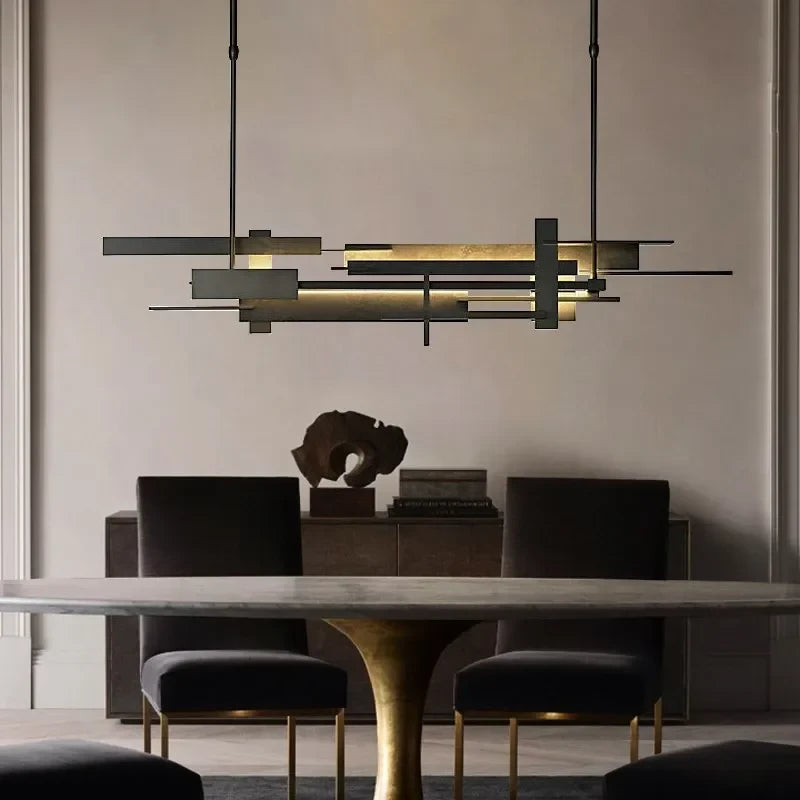 Led Chandelier – Modern Minimalist Lighting For Dining Room Kitchen Living Hall - Chandeliers