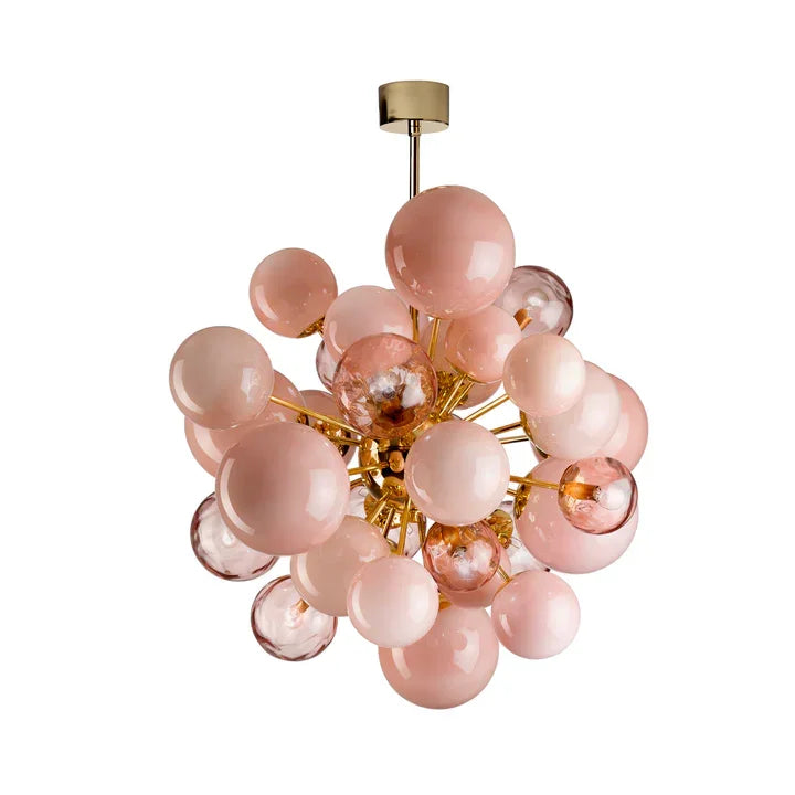 Luxurious Murano Glass Chandelier - Hollywood Glamour Inspired Lighting for Elegant Homes - Chandeliers