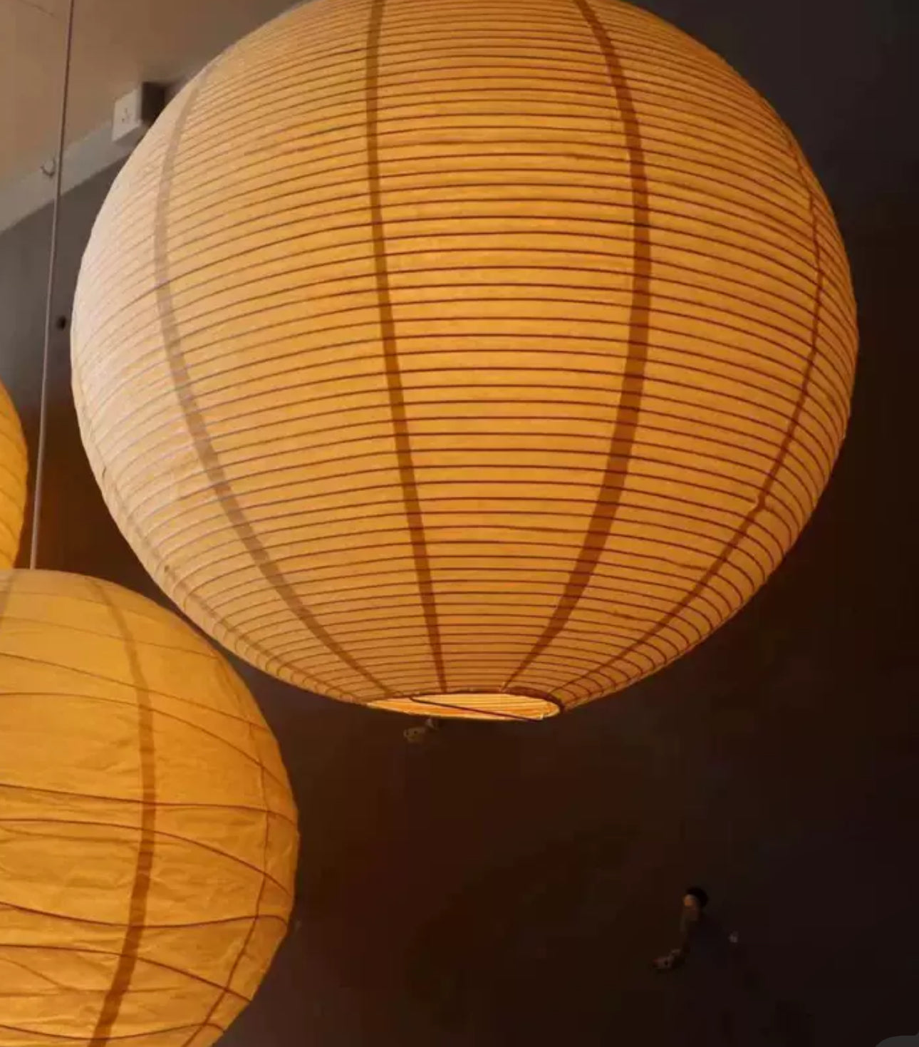 Akari Round Paper Lanterns | Noguchi Lamps | Authentic Japanese Rice | Casalola - Pendant Lamps