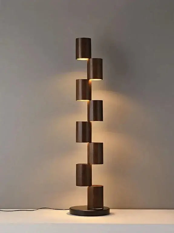 Unique Floor Lamps for Living Room | Minimalism Decor | Wood Finish