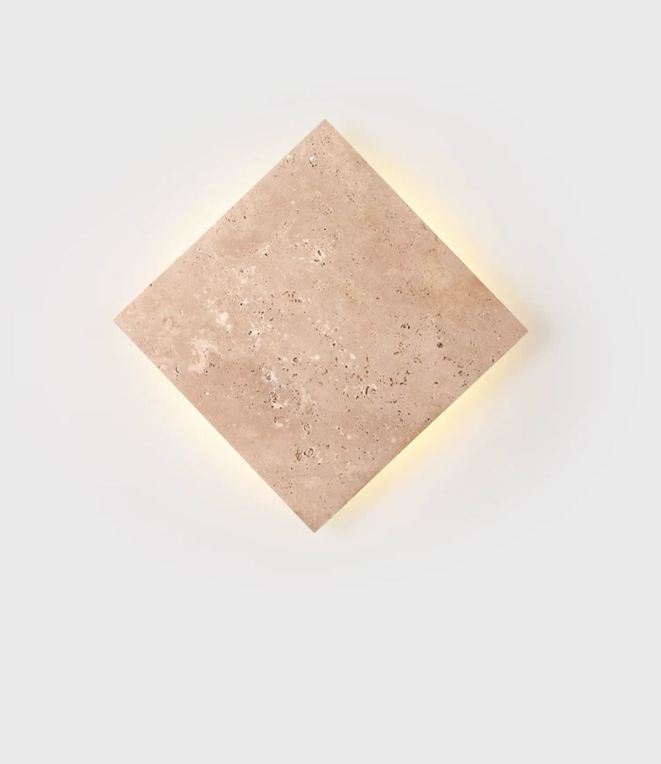 Minimalist Marble And Stone 25x25cm Warm Led Lighting Intelligent Control - Wall Lamps