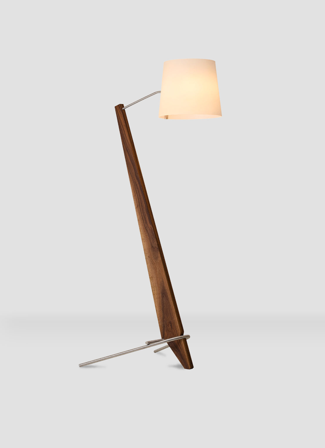 Solid Wood Giant Floor Lamp for Living Room Bedroom Japandi Lamps