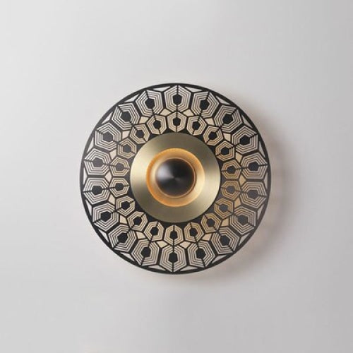 Metal Disc Wall Lamp | Light Sconces | Mid-century Modern Lighting For Corridor Bedside Living Room