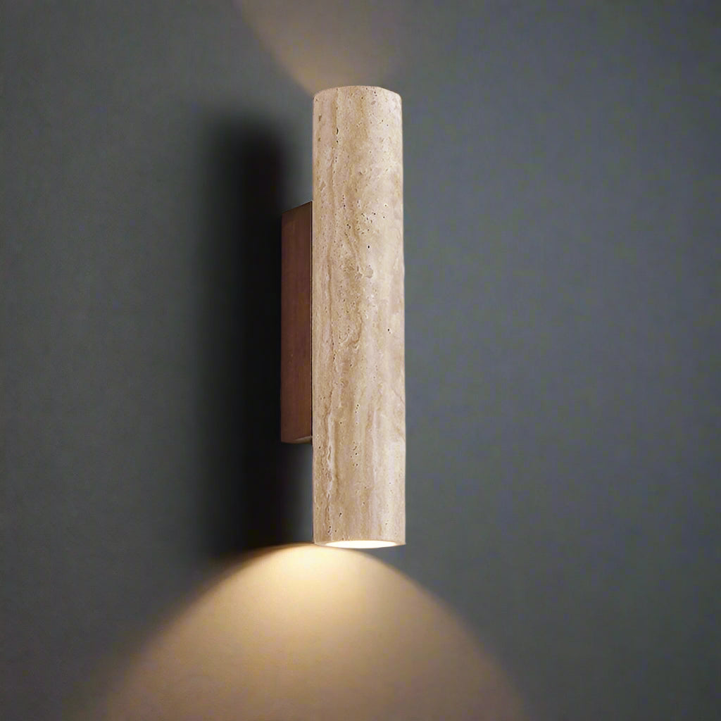 Marble Wall Sconces | Warm Minimalist Light | Taupe | Casalola - Lamps