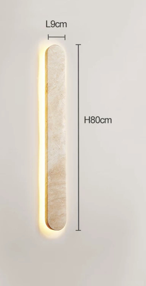 Marble Waterproof Led Wall Lamp | Wabi-sabi Minimalist Lighting for Indoor & Outdoor use - Lamps