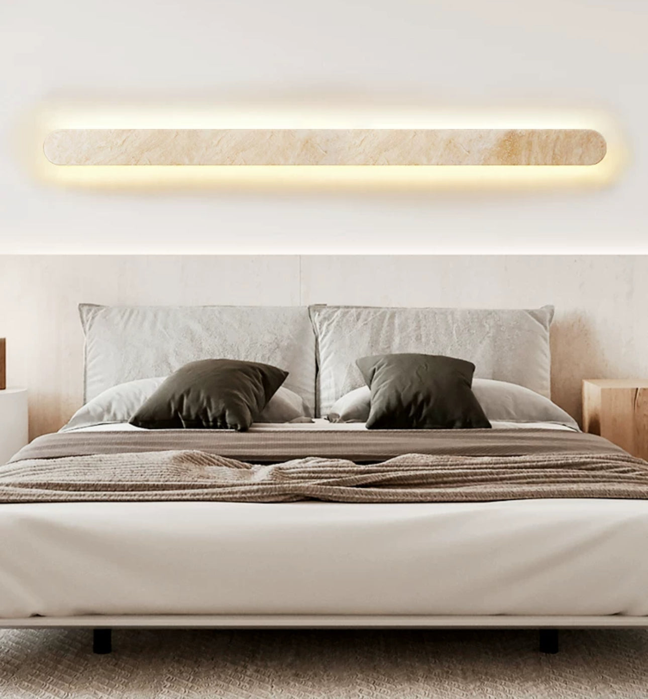 Marble Waterproof Led Wall Lamp | Wabi-sabi Minimalist Lighting for Indoor & Outdoor use - Lamps