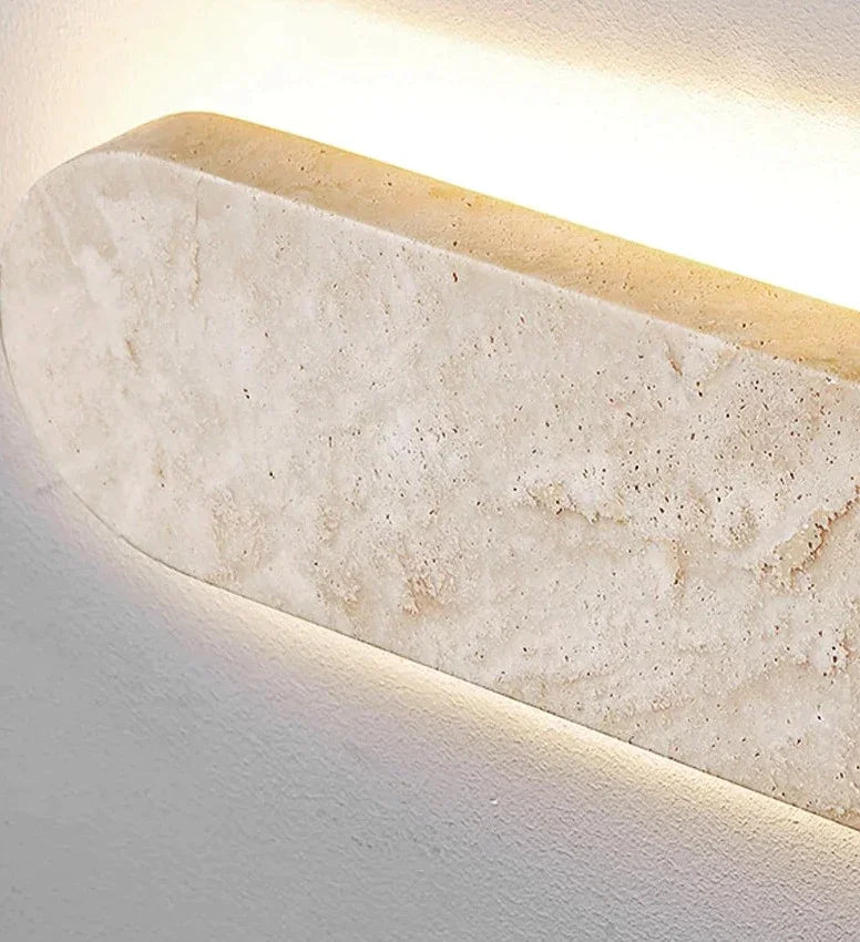 Taupe Marble Waterproof Led Wall Lamp For Living Room Bedroom Outdoor Indoor - Minimalist Lamps