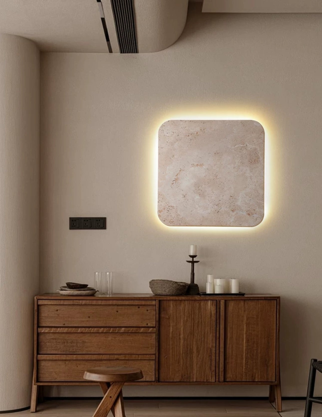 Luxury Waterproof Marble Wall Light ?? Modern Square Sconce for Indoor & Outdoor Spaces - Minimalist Lamps