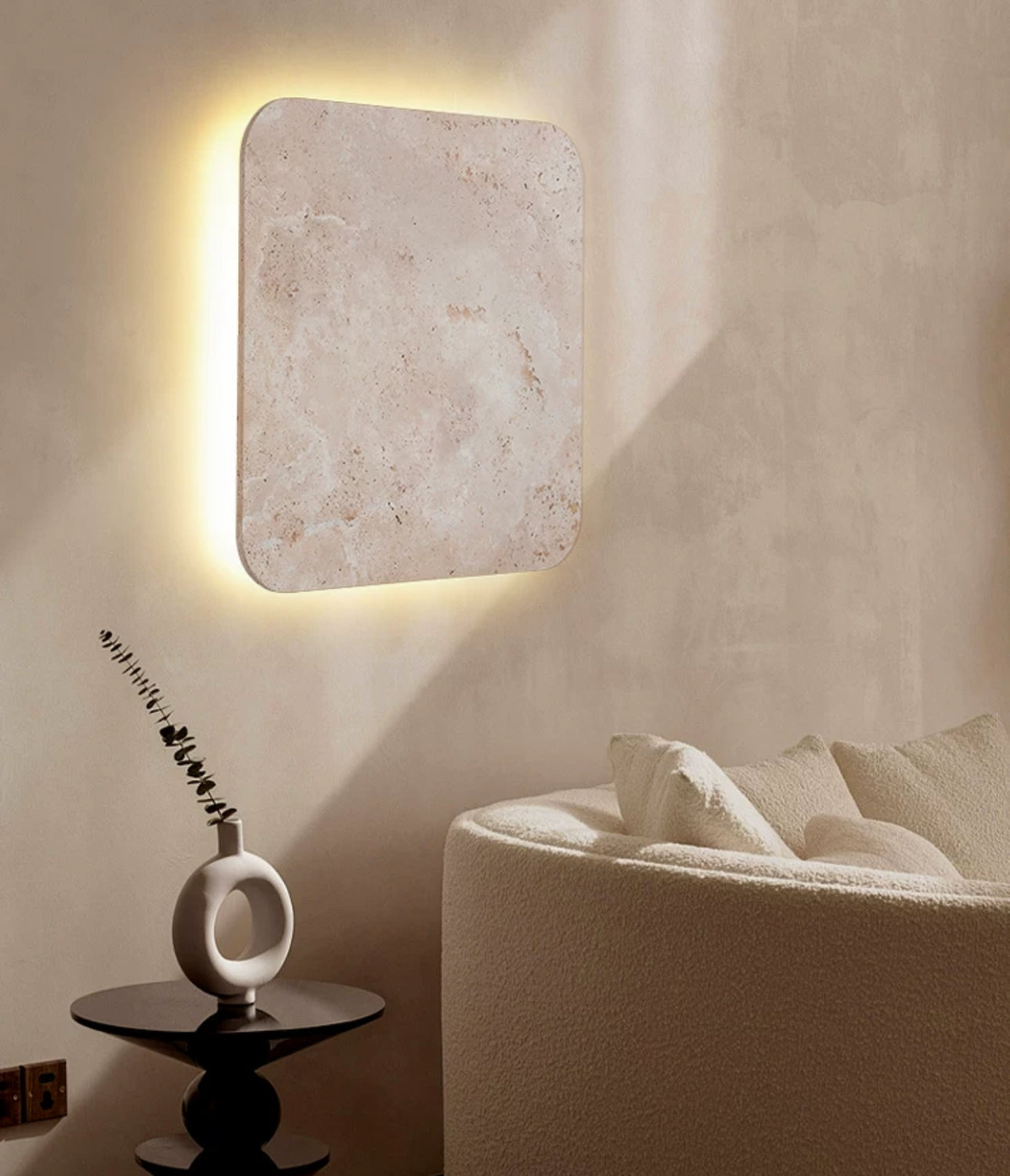 Luxury Waterproof Marble Wall Light ?? Modern Square Sconce for Indoor & Outdoor Spaces - Minimalist Lamps