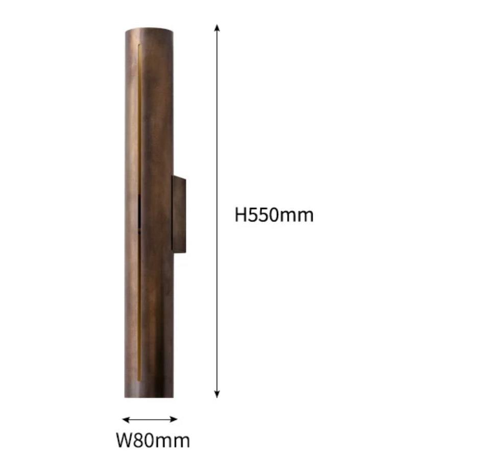 Thickened Copper Wall Lamp with Integrated Led Light for Modern Home - Sconces