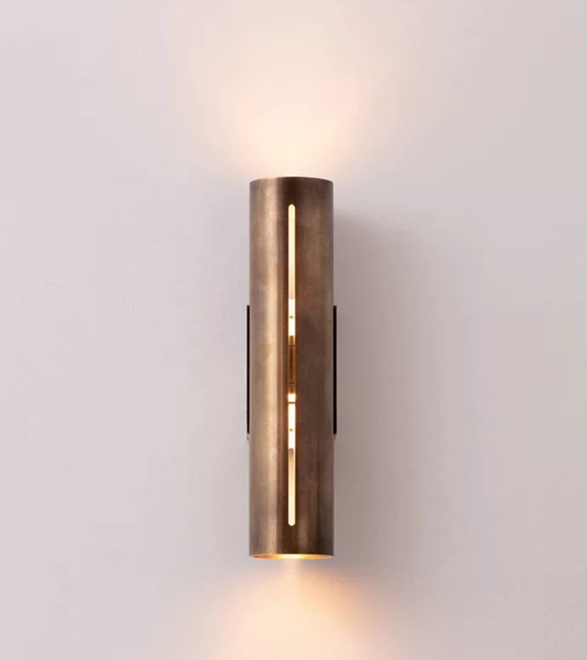 Thickened Copper Mid-century Modern Wall Lamps with Integrated Led Light for Luxury Home - Sconces