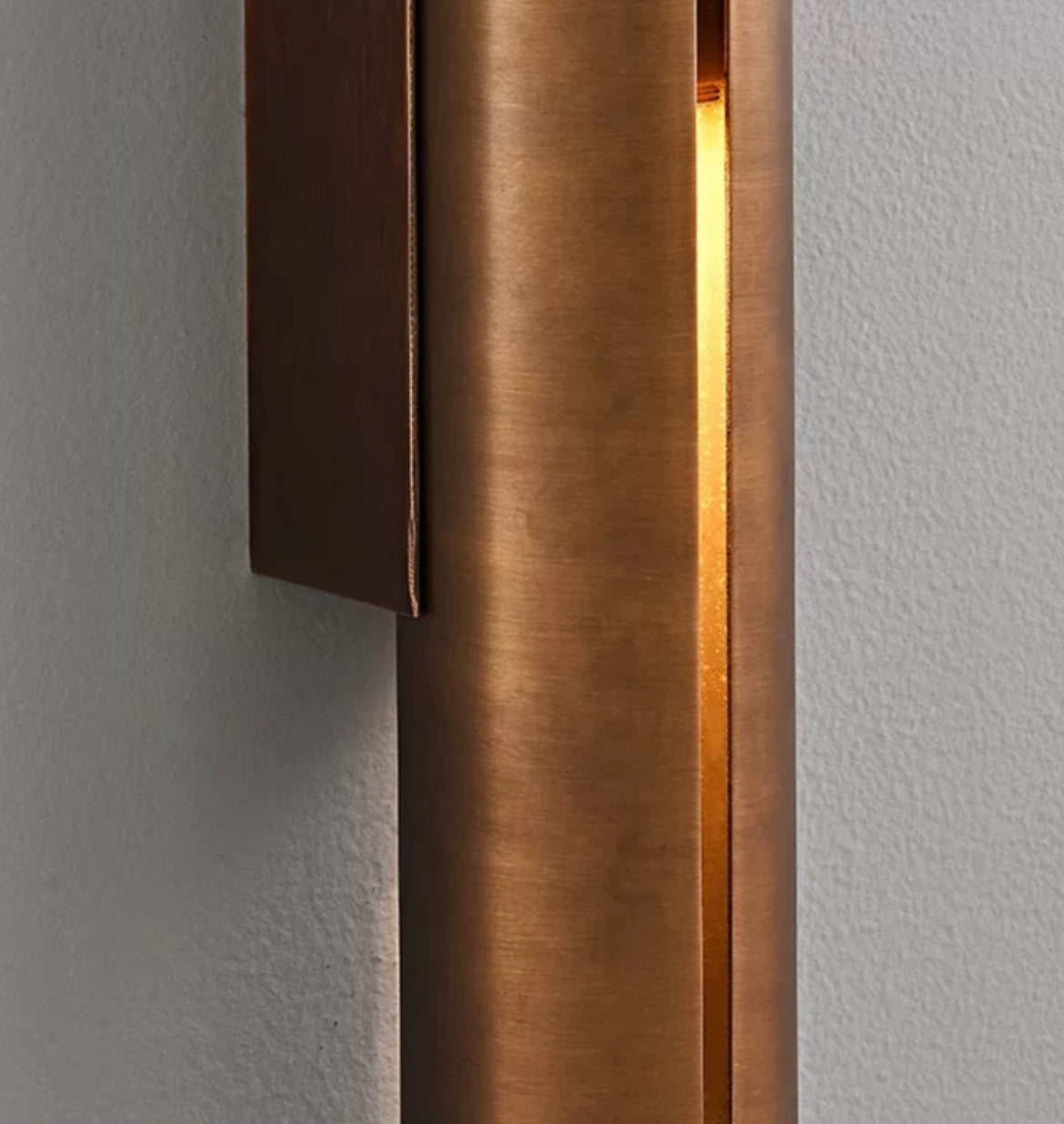 Thickened Copper Wall Lamp with Integrated Led Light for Modern Home - Sconces