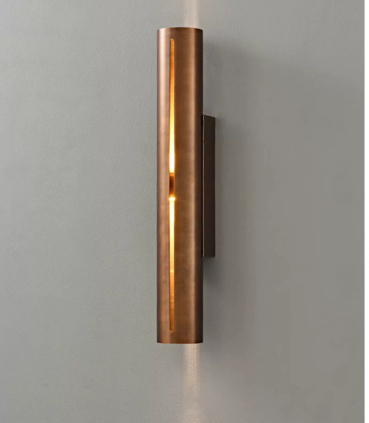 Thickened Copper Wall Lamp with Integrated Led Light for Modern Home - Sconces