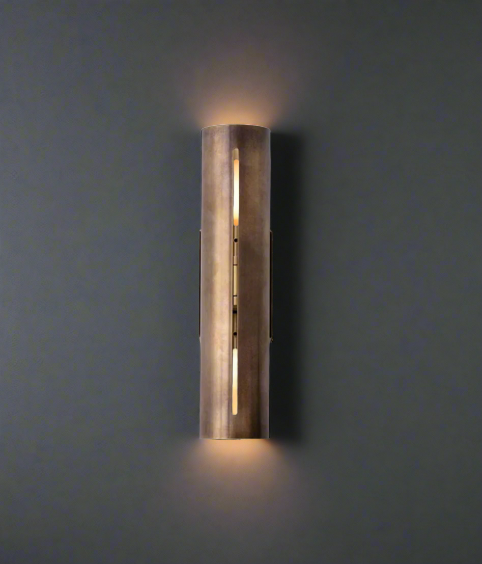 Thickened Copper Wall Lamp with Integrated Led Light for Modern Home - Sconces