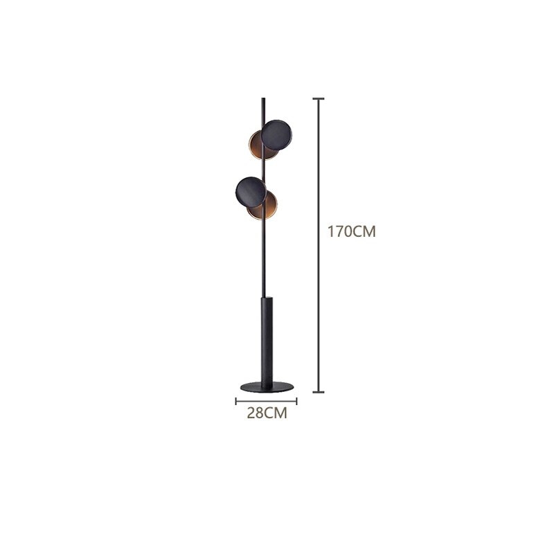Modern Floor Lamp | Multi Light | Black | Casalola - Minimalist Floor Lamps