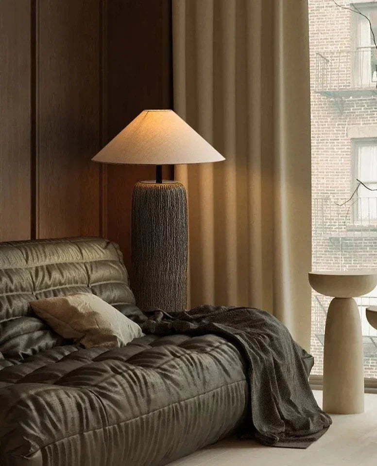 Wabi Sabi Floor Lamps | Living Room | Ceramic Vintage Chic - Minimalist Floor Lamps