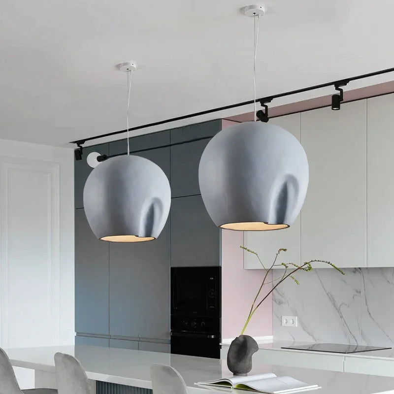 Wabi-sabi Hanging Lamps For Dining Room Kitchen Island Living - Pendant Lamps