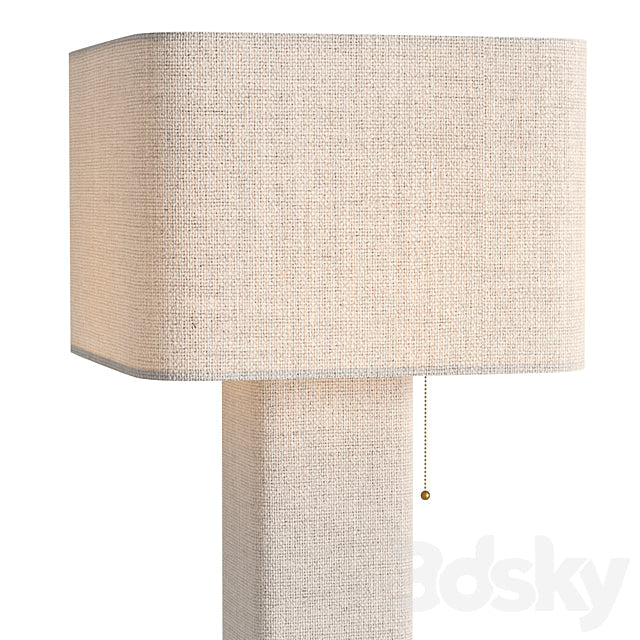 Modern Minimalism Fabric Table Lamp with Cylindrical Base - Lamps