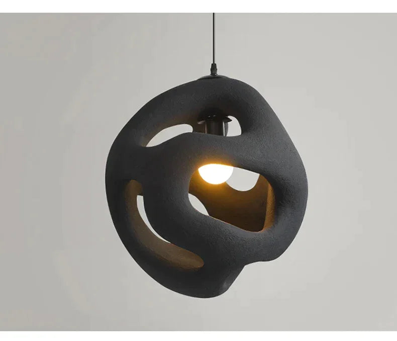 Wabi-sabi Modern Pendant Lamps for Living Room Bedroom Dining - Lamps