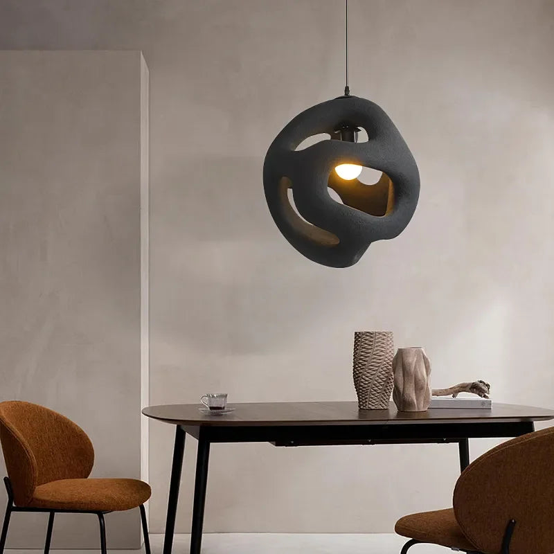 Wabi-sabi Modern Pendant Lamps for Living Room Bedroom Dining - Lamps