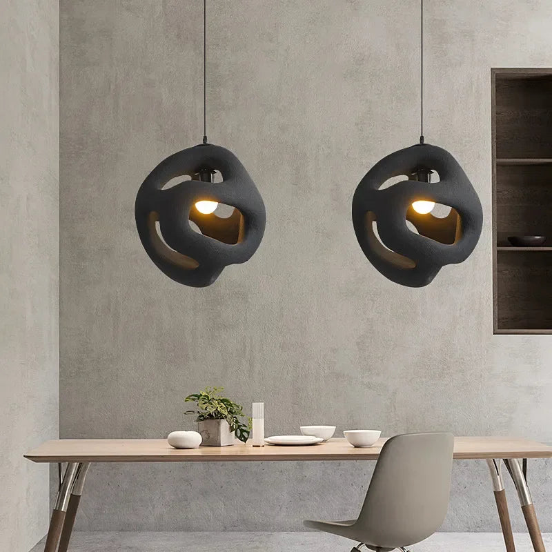 Wabi-sabi Modern Pendant Lamps For Living Room Bedroom Dining - Lamps