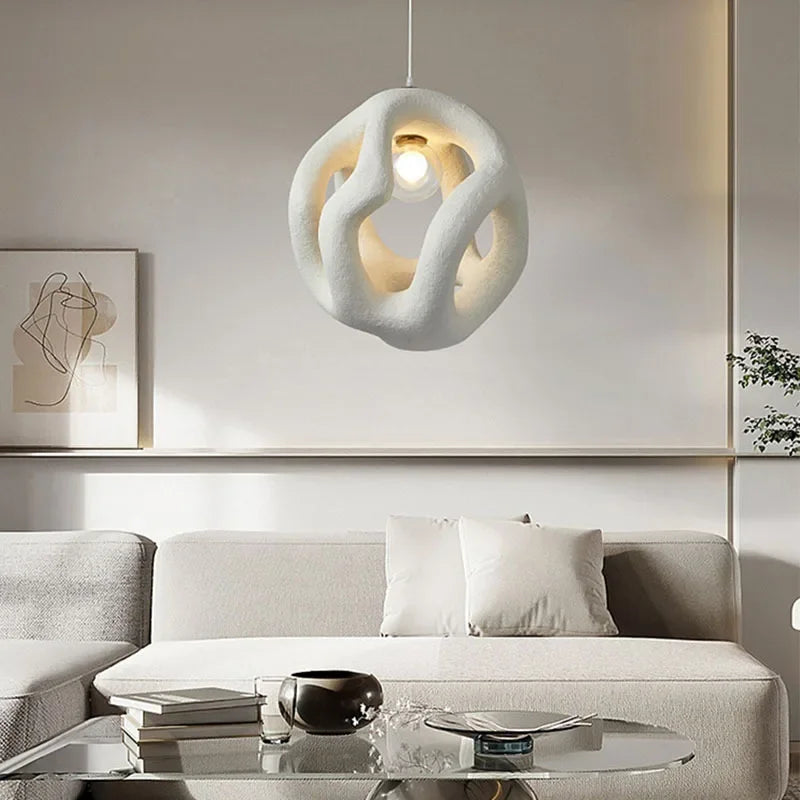 Wabi-sabi Modern Pendant Lamps for Living Room Bedroom Dining - Lamps