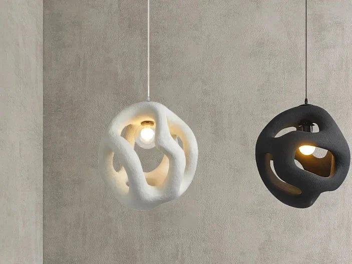 Wabi-sabi Modern Pendant Lamps for Living Room Bedroom Dining - Lamps