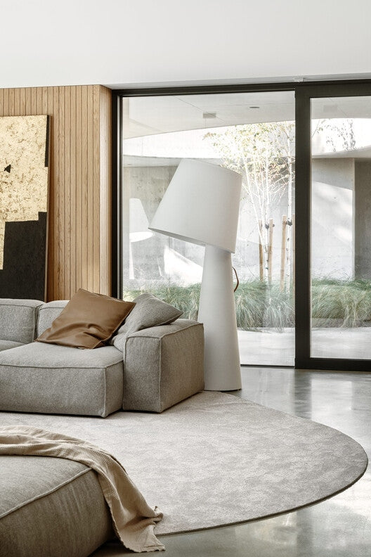 Modern White Led Floor Lamps For Living Room Bedroon Parisian Chic Decor - Minimalist Floor Lamps