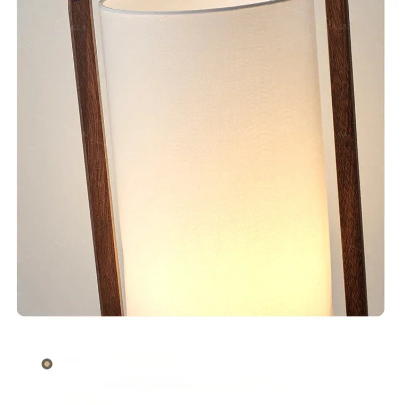 Wood Floor Lamp Japandi Lamps For Living Room Bedroom - Minimalist Table Lamps