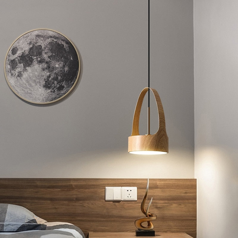 Minimalist Hanging Light Fixtures | Brown Bedroom | Casalola - Pendant Lamps