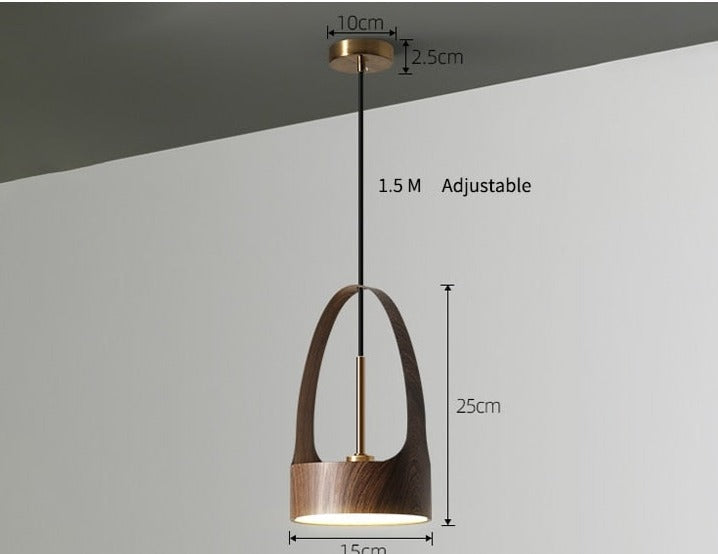 Minimalist Hanging Light Fixtures | Brown Bedroom | Casalola - Pendant Lamps