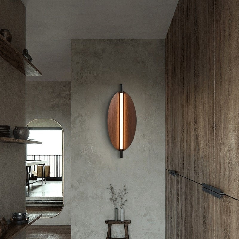 Brown Wall Light Fixture | Bedside | Minimalist Lamp | Casalola - Lamps